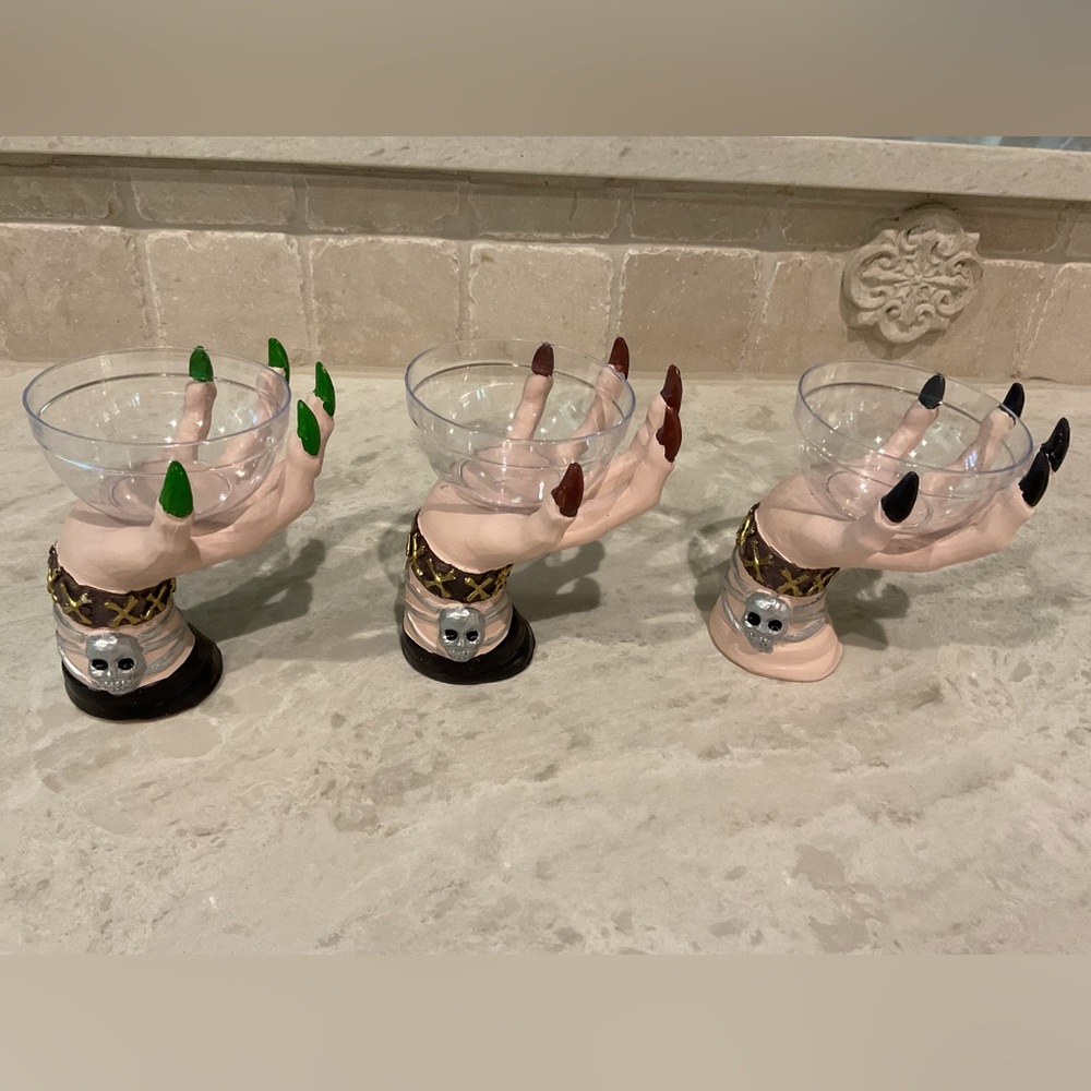 Halloween 3pc treat bowl set